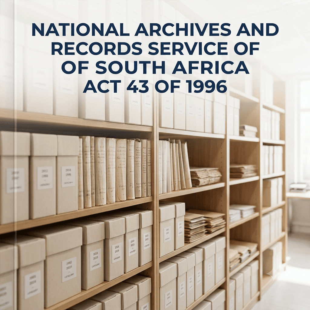 National Archives and Records Service of South Africa Act 43 of 1996