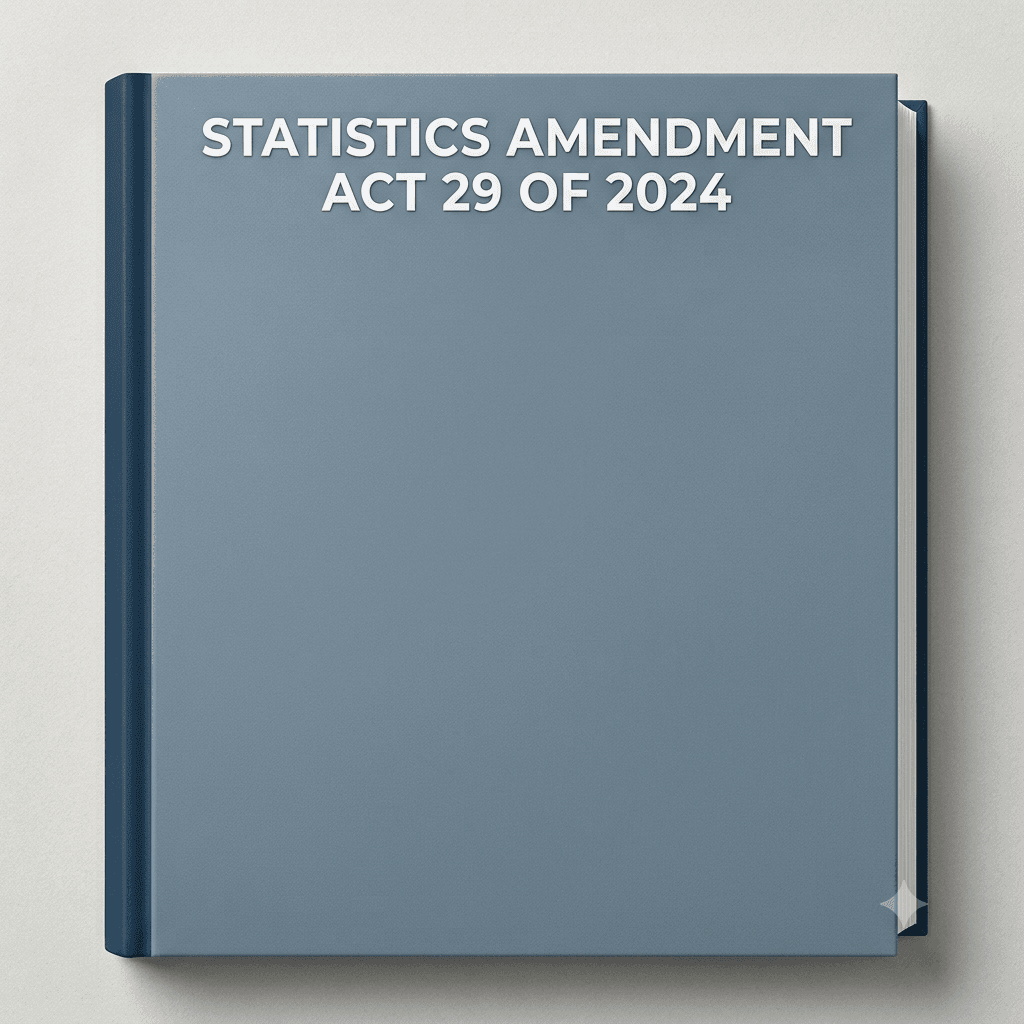 Statistics Amendment Act 29 of 2024 (English / Afrikaans)