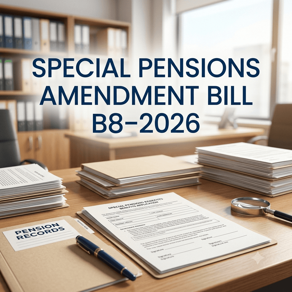 Special Pensions Amendment Bill (B8–2026)