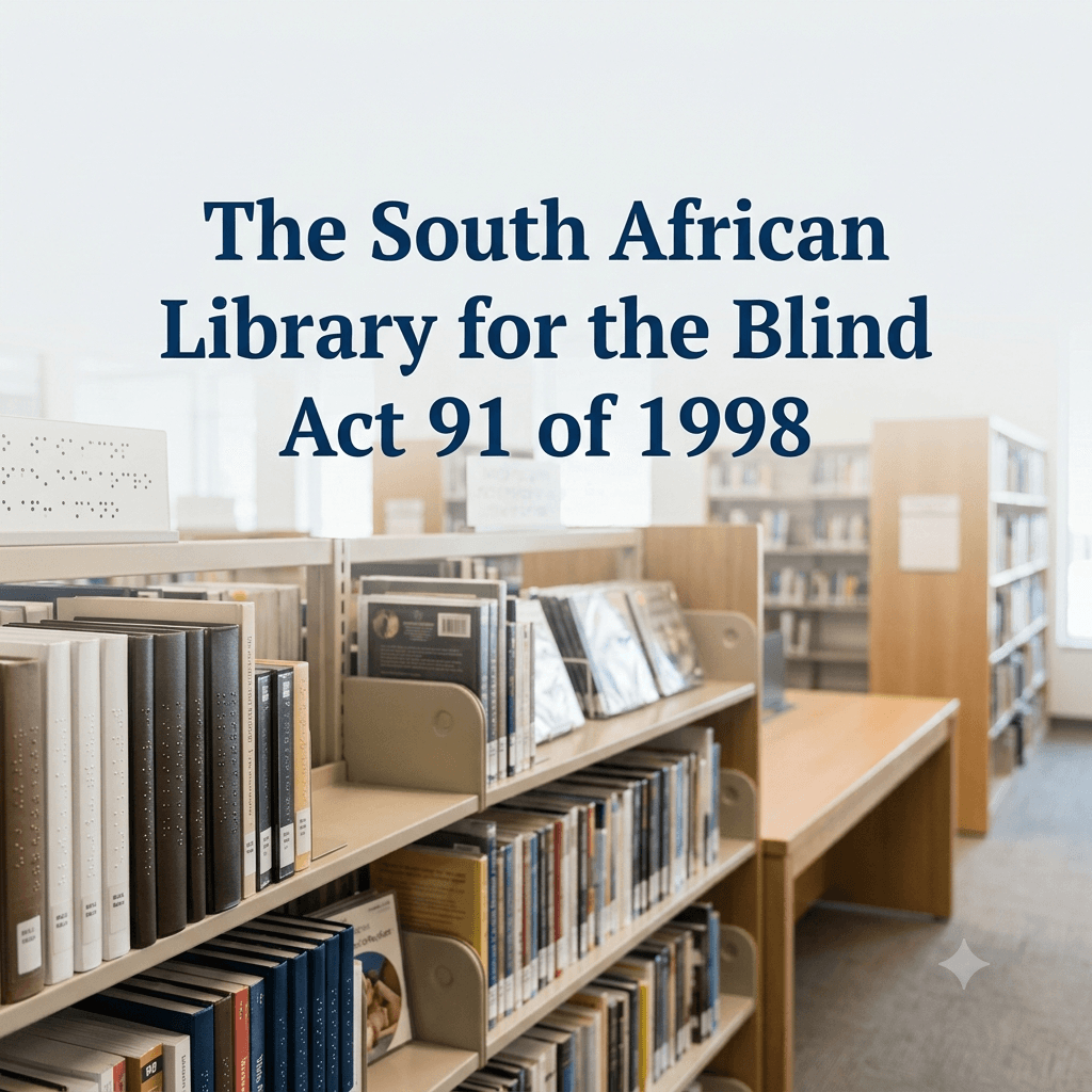 The South African Library for the Blind Act 91 of 1998