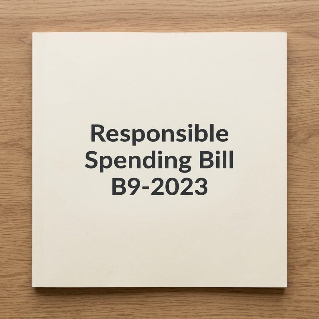 Responsible Spending Bill B9-2023