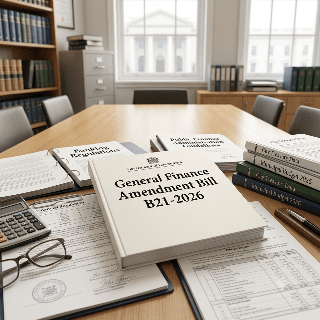 General Finance Laws Amendment Bill (B21-2026)
