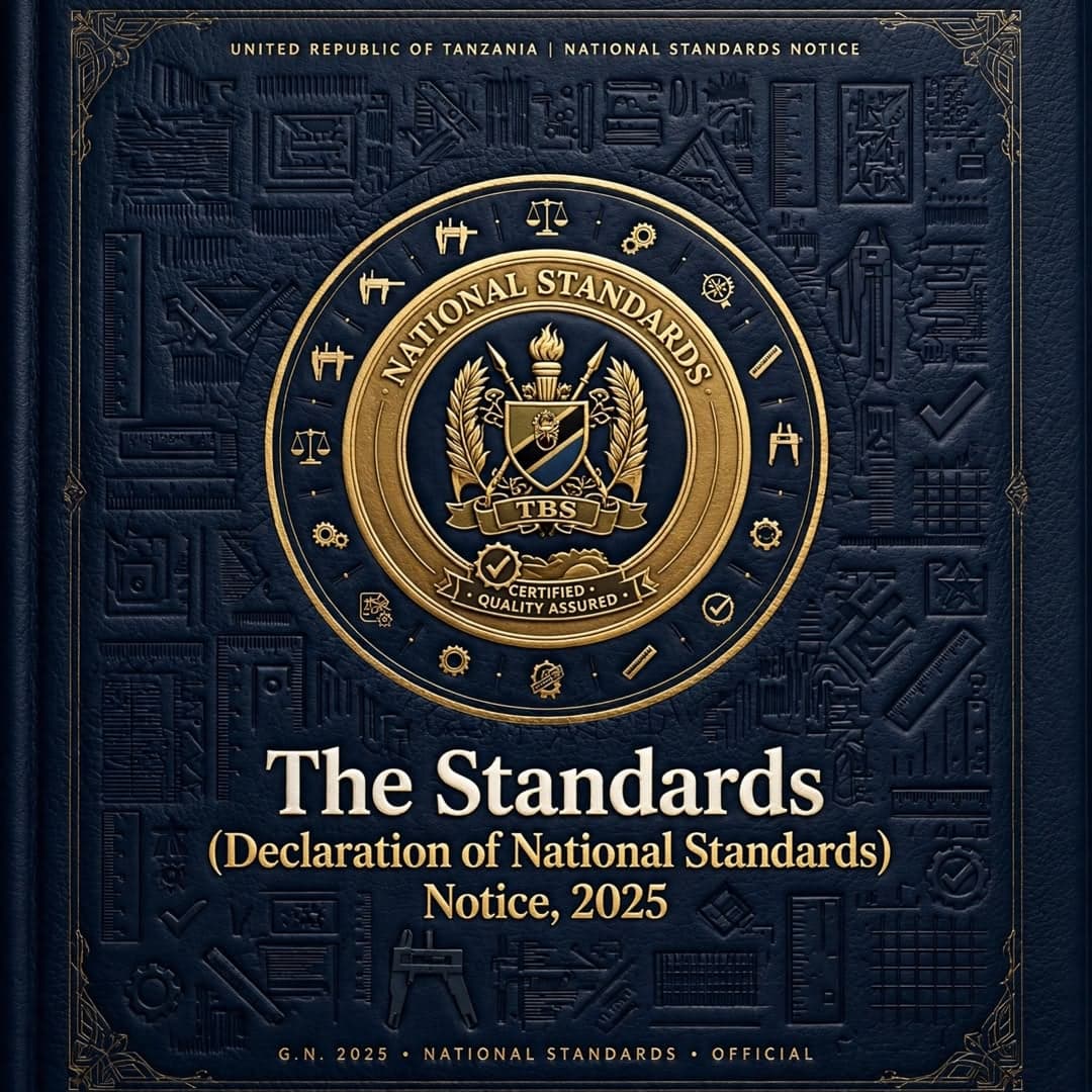 The Standards (Declaration of National Standards) Notice, 2025
