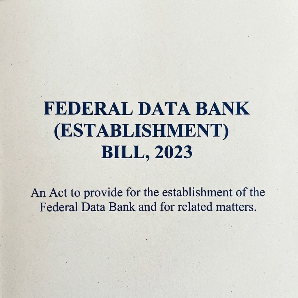 Federal Data Bank (Establishment) Bill, 2023