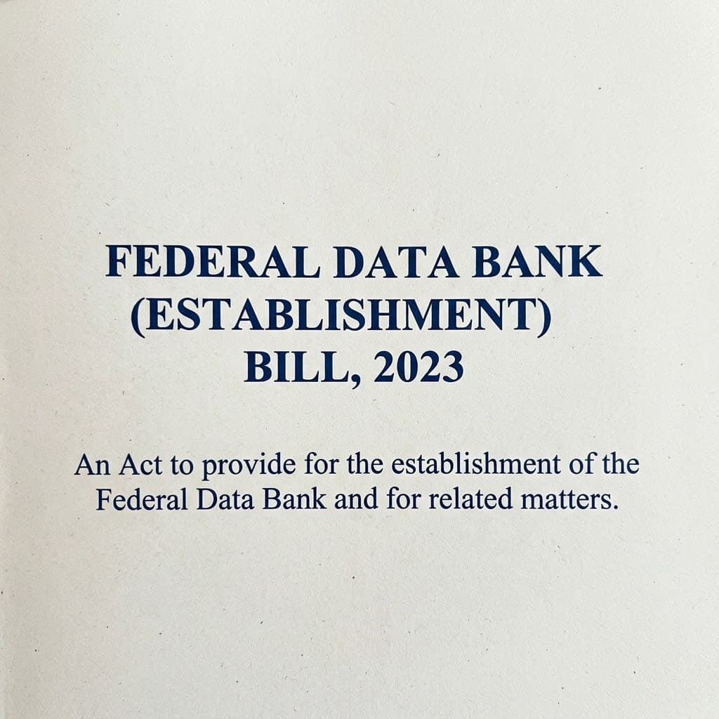 Federal Data Bank (Establishment) Bill, 2023