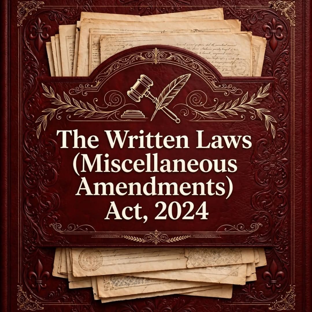 The Written Laws (Miscellaneous Amendments) Act, 2024.
