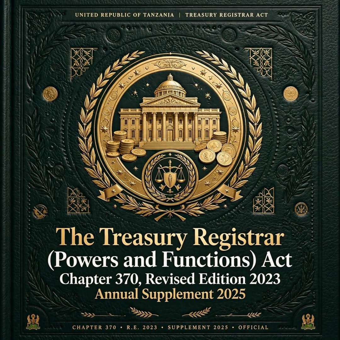 The Treasury Registrar (Powers and Functions) Act, Chapter 370, Revised Edition 2023, Annual Supplement 2025