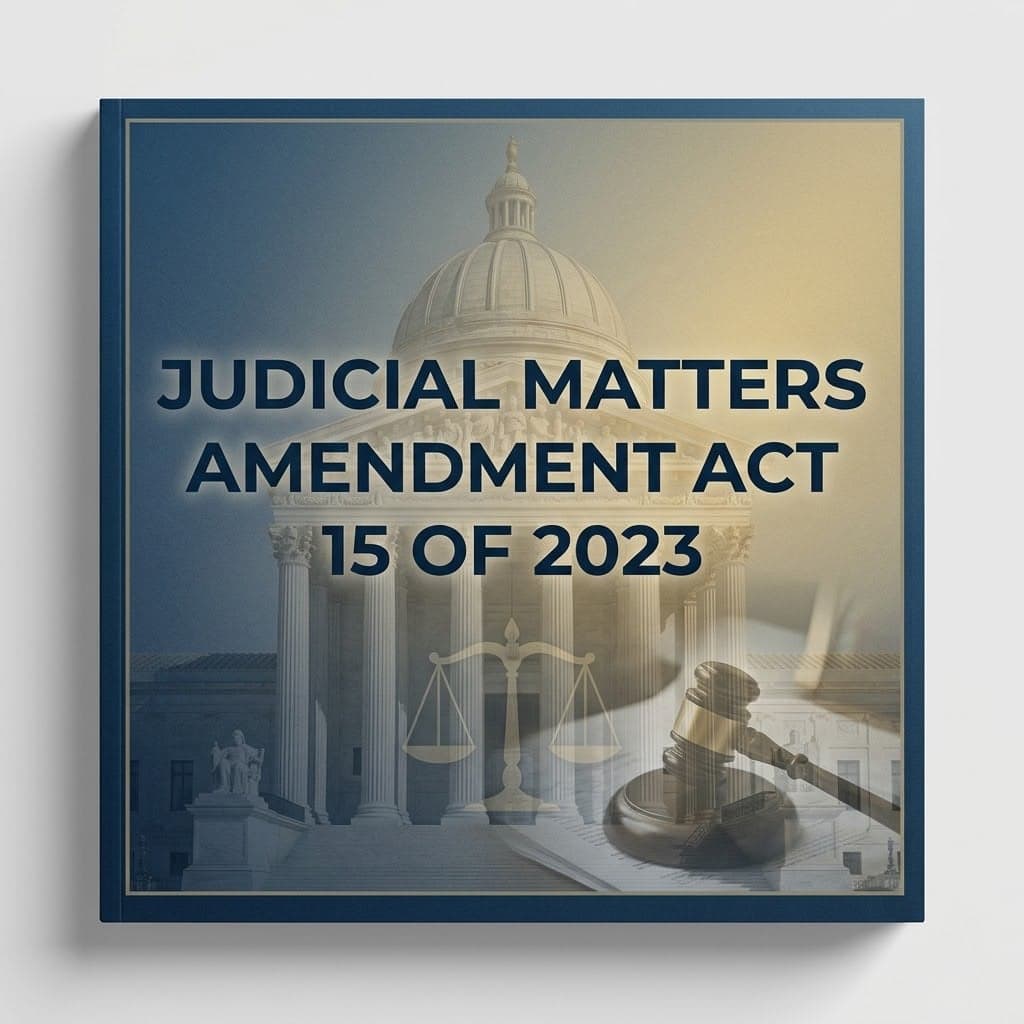 Judicial Matters Amendment Act 15 of 2023