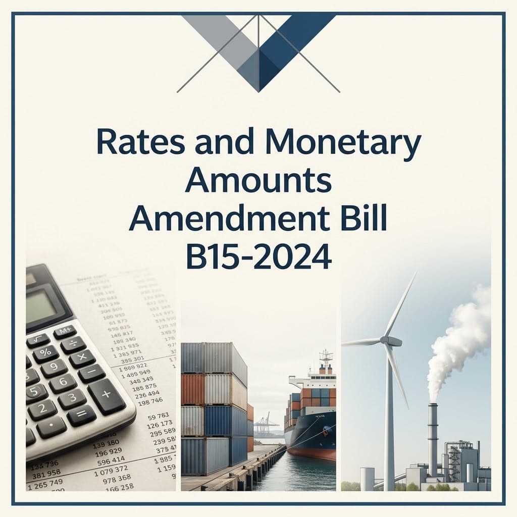 Rates and Monetary Amounts Amendment Bill B15-2024