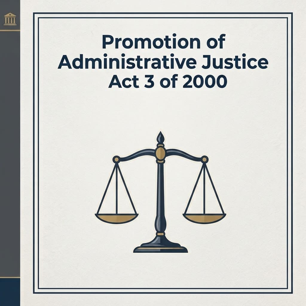 Promotion of Administrative Justice Act 3 of 2000