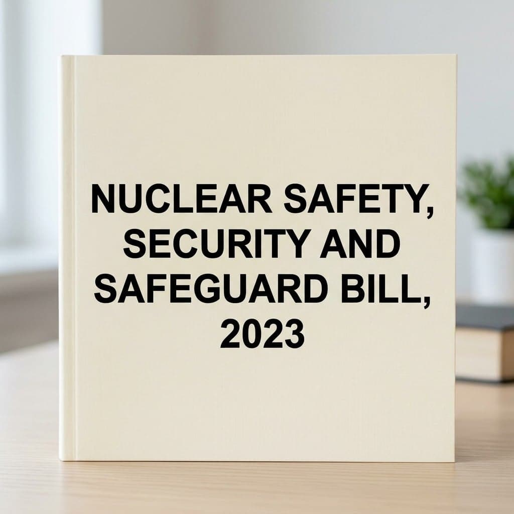 Nuclear Safety, Security and Safeguard Bill, 2023