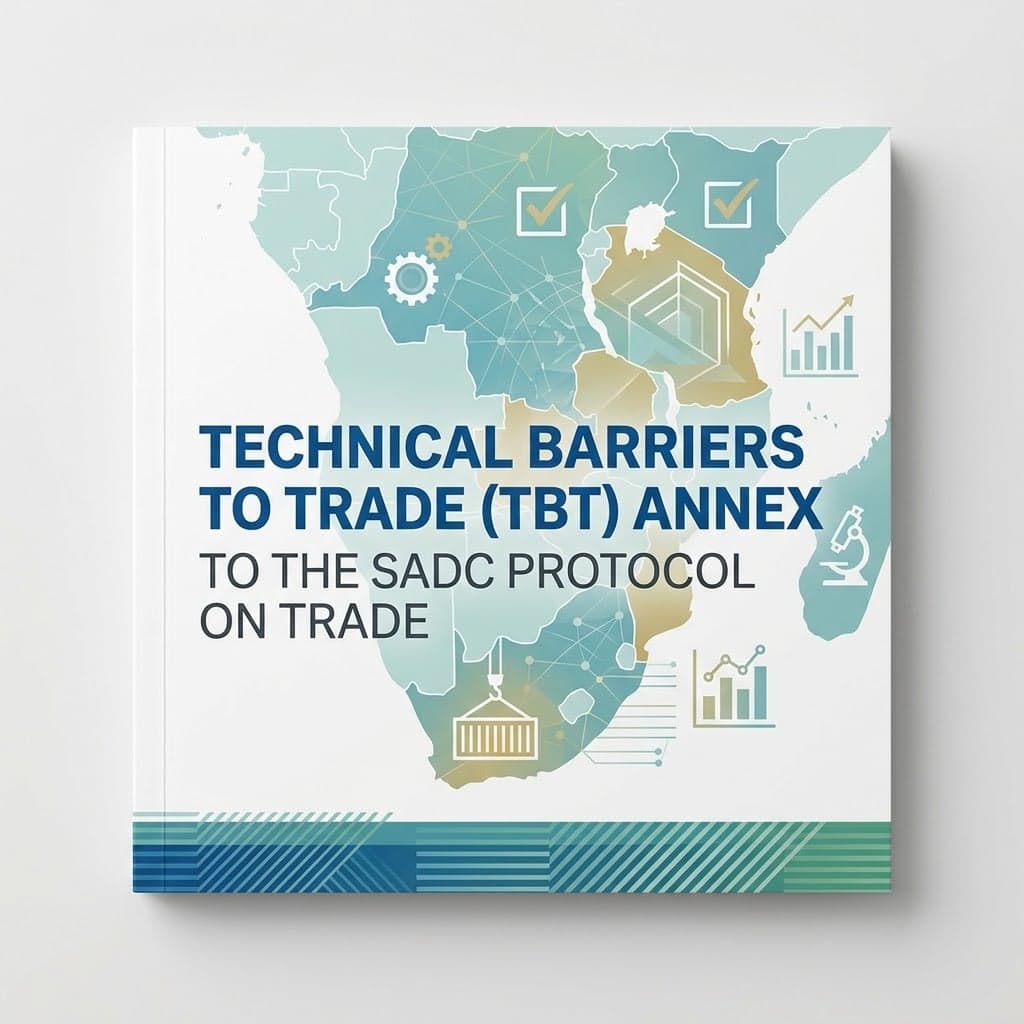 Technical Barriers to Trade (TBT) Annex to the SADC Protocol on Trade