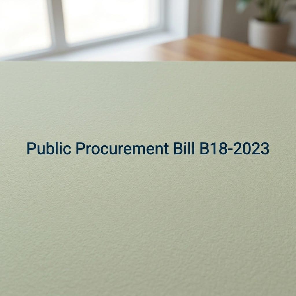 Public Procurement Bill B18-2023