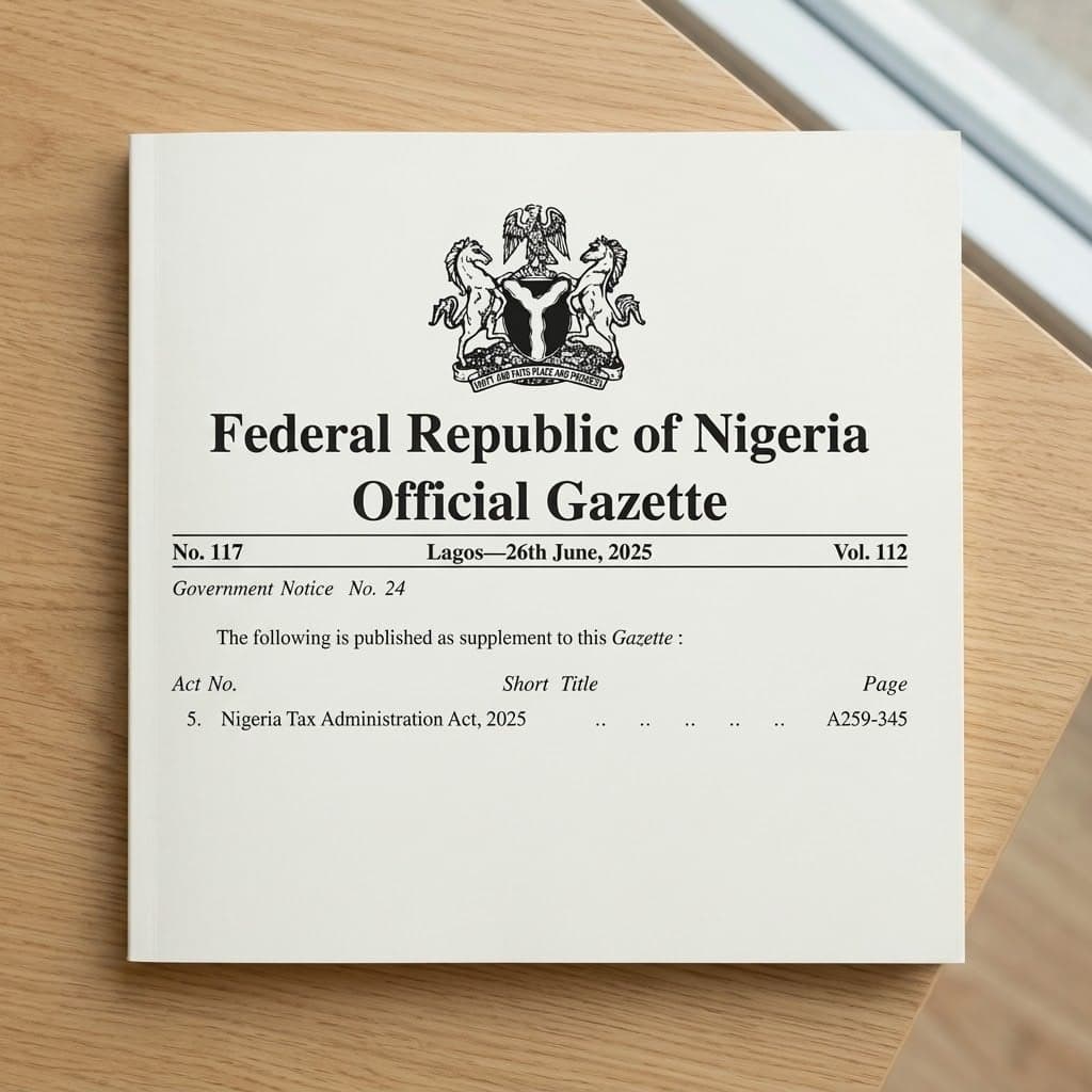 Nigeria Tax Administration Act, 2025
