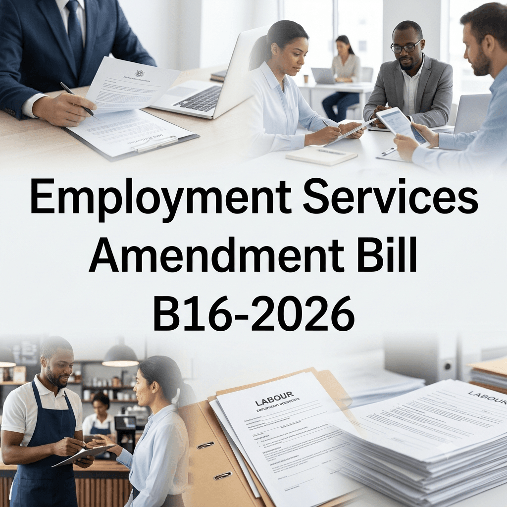 Employment Services Amendment Bill (B16-2026)