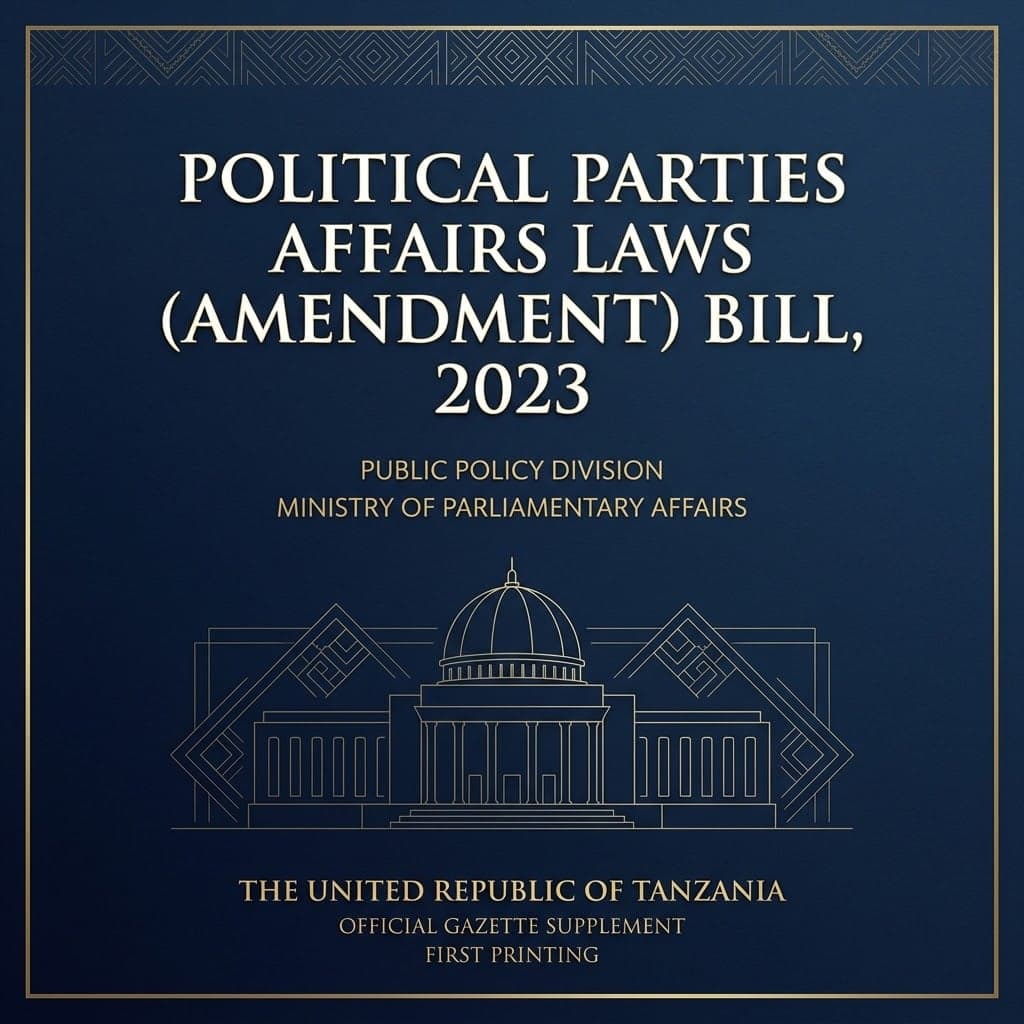 Political Parties Affairs Laws (Amendment) Bill, 2023
