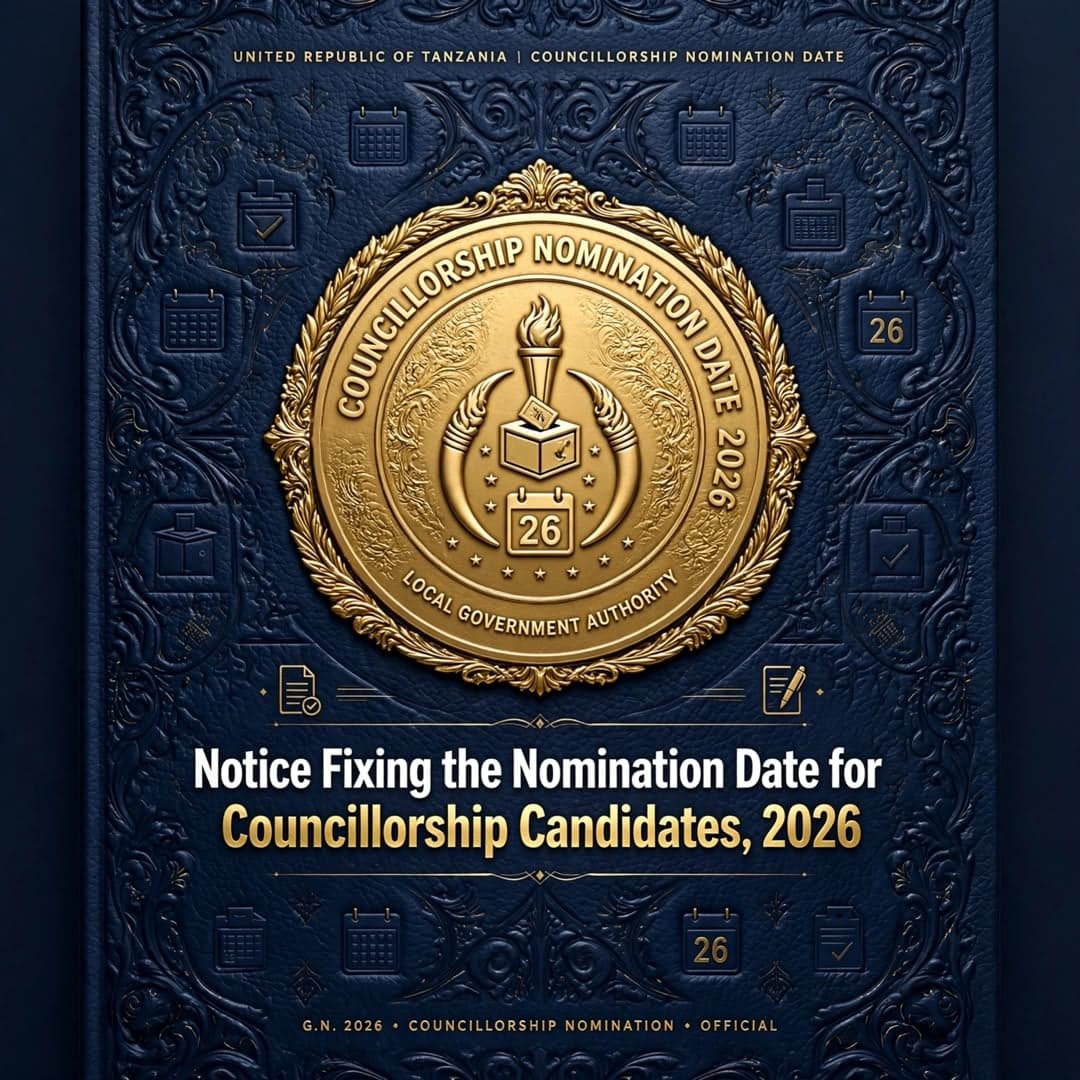 Notice Fixing the Nomination Date for Councillorship Candidates, 2026