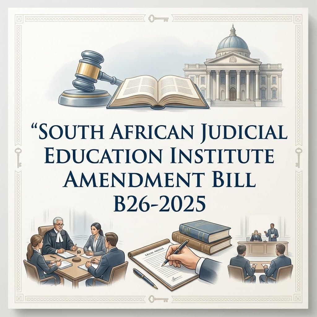 South African Judicial Education Institute Amendment Bill B26-2025