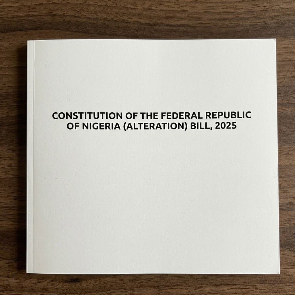 Constitution of the Federal Republic of Nigeria (Alteration) Bill, 2025