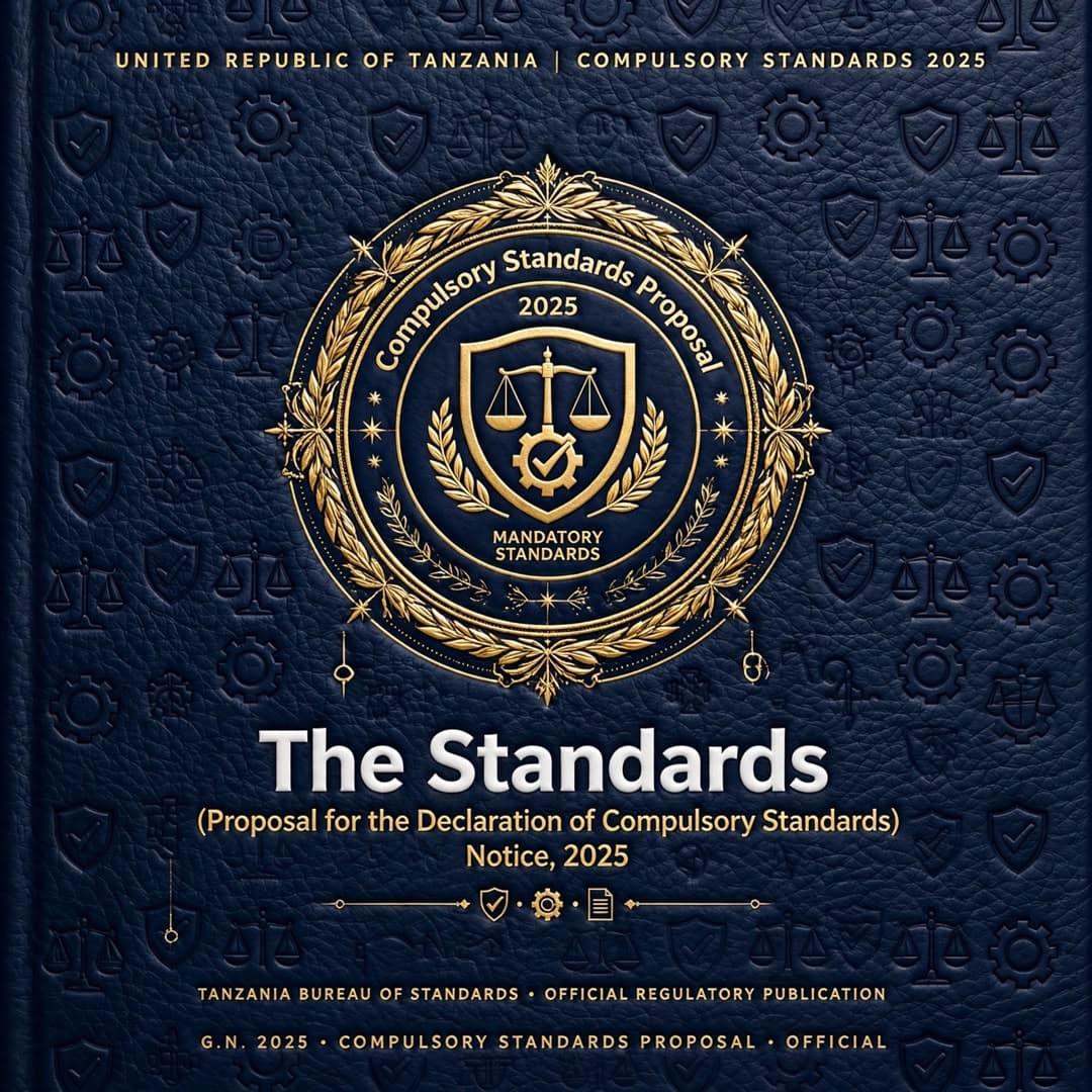 The Standards (Proposal for the Declaration of Compulsory Standards) Notice, 2025