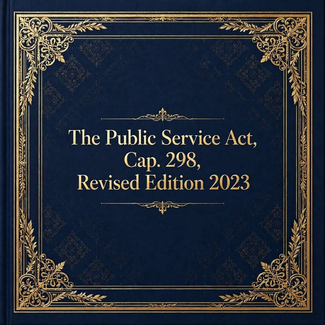 The Public Service Act, Cap. 298, Revised Edition 2023