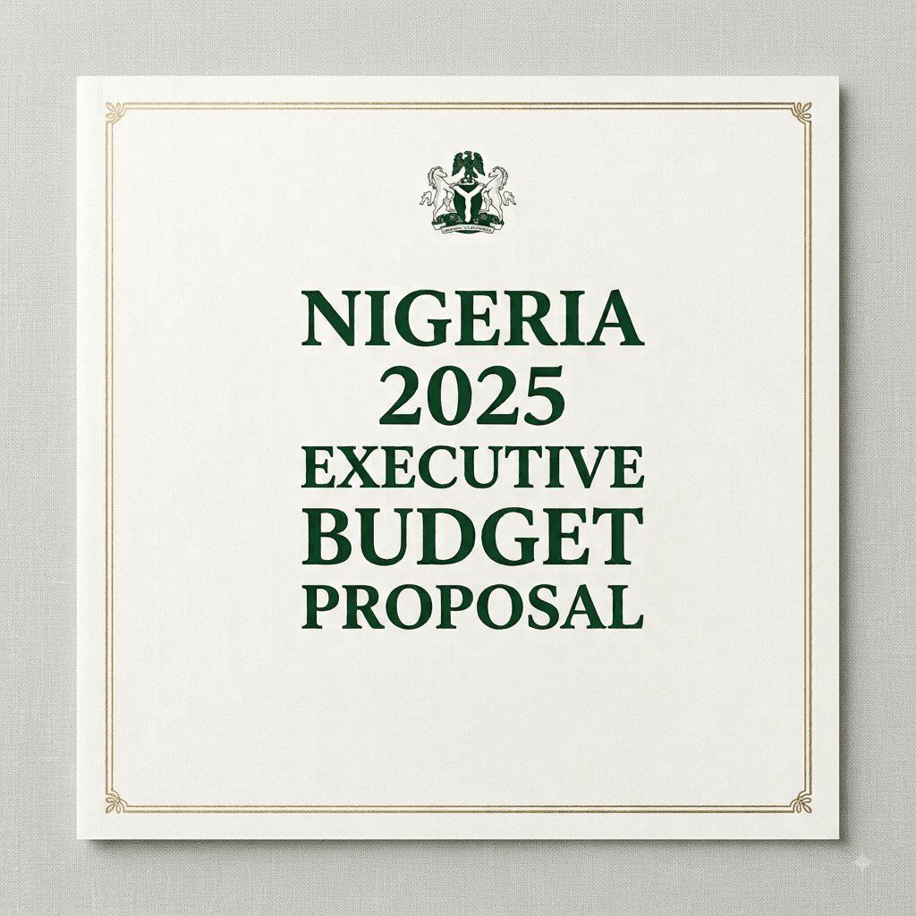 Nigeria 2025 Executive Budget Proposal