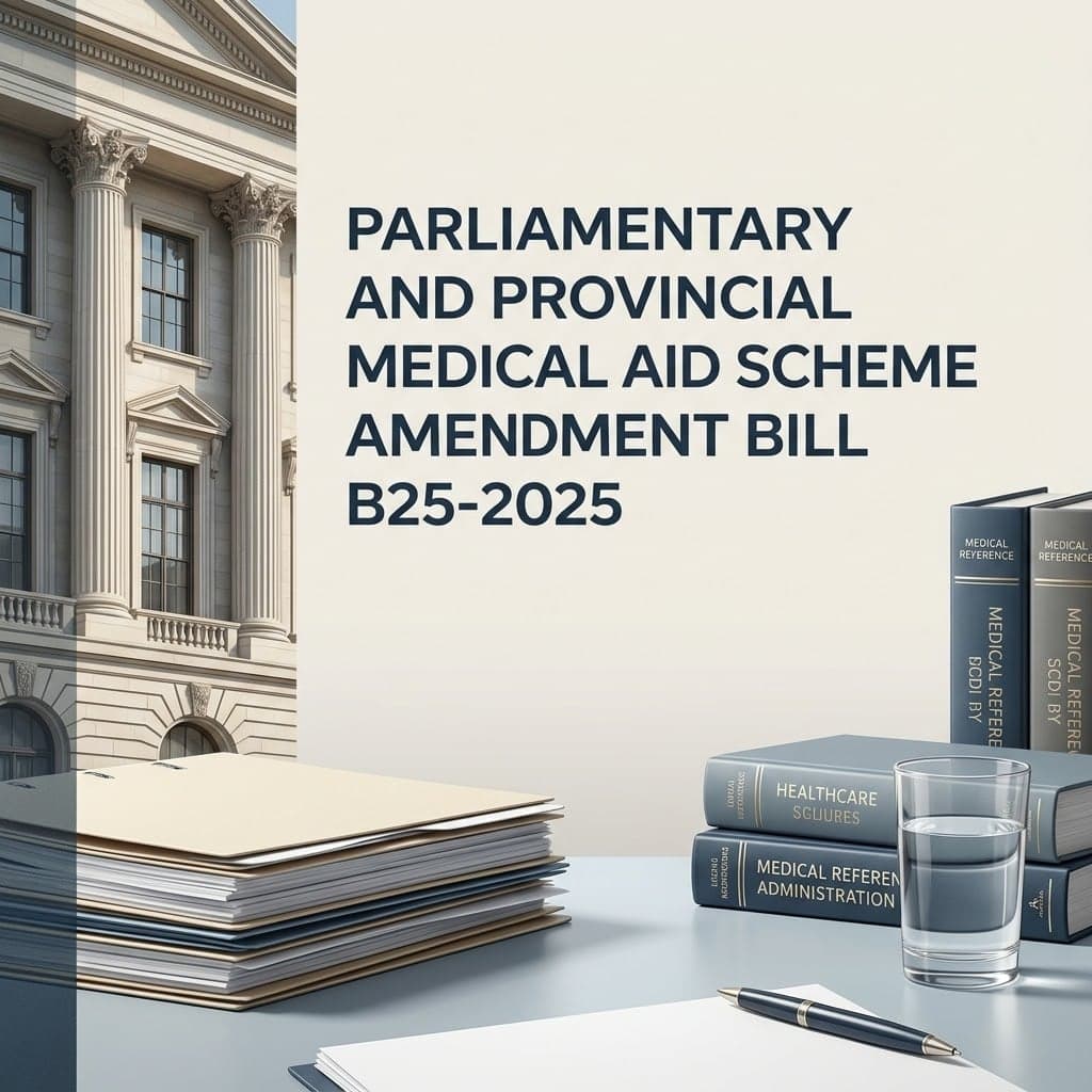 Parliamentary and Provincial Medical Aid Scheme Amendment Bill B25-2025