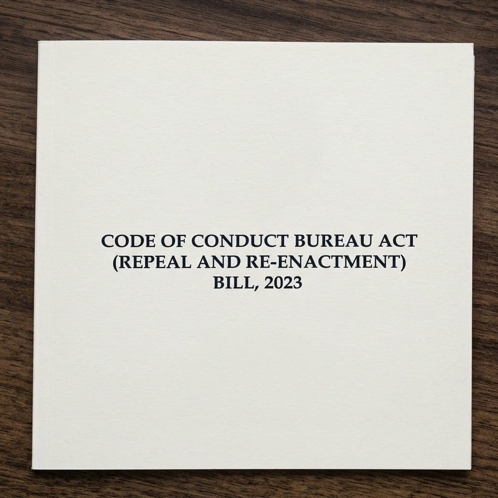 Code of Conduct Bureau Act (Repeal and Re-enactment) Bill, 2023