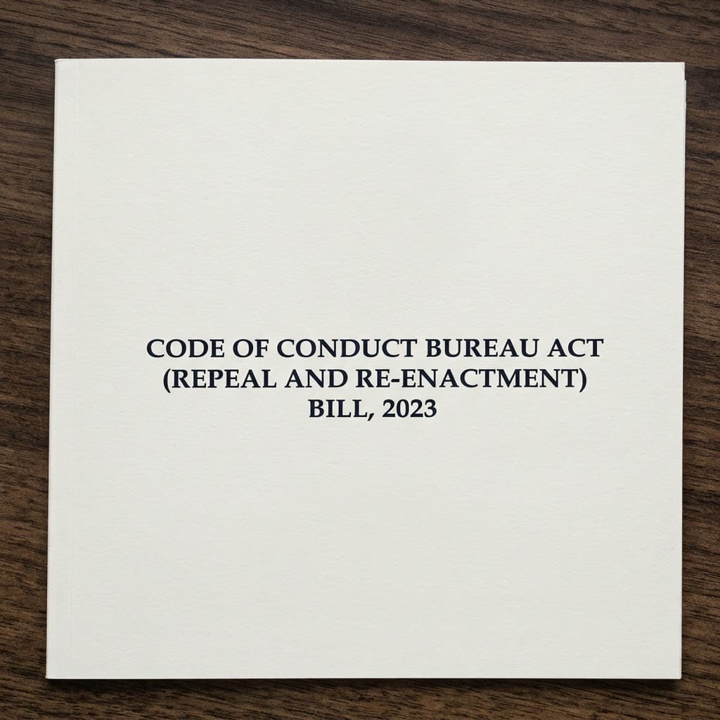 Code of Conduct Bureau Act (Repeal and Re-enactment) Bill, 2023