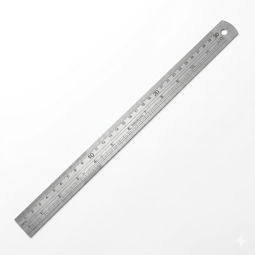 Ruler 30cm Metal
