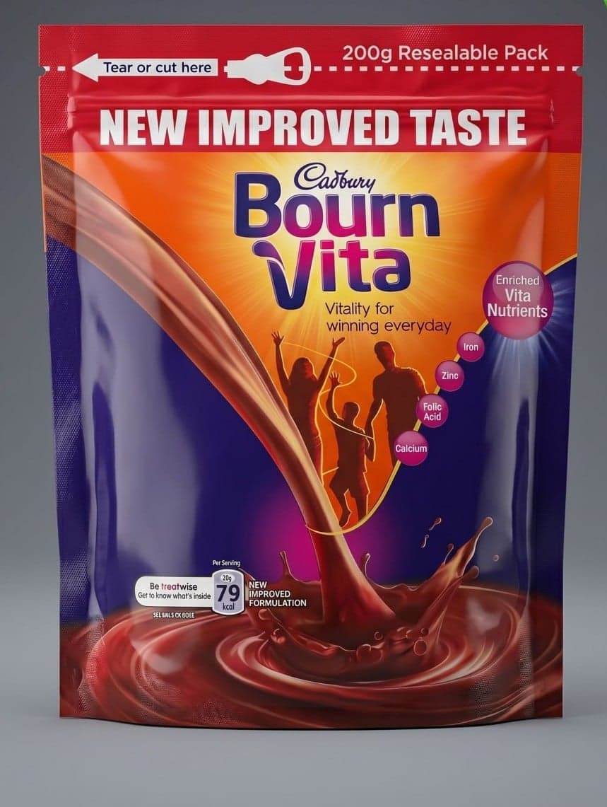 Bournvita Refill Sachet 200g — by Bournvita — Beverages Tea Coffee from NG — Afrizonemart