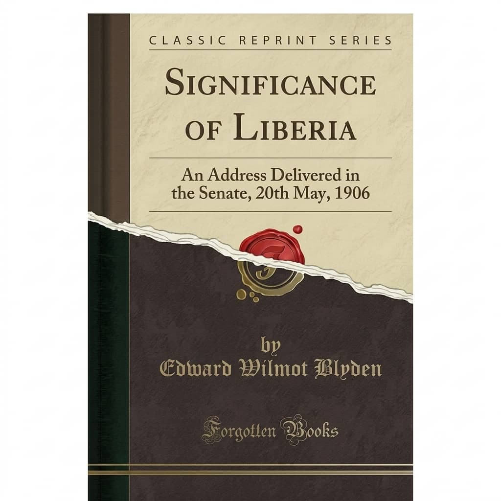 Significance of Liberia by Edward Wilmot Blyden