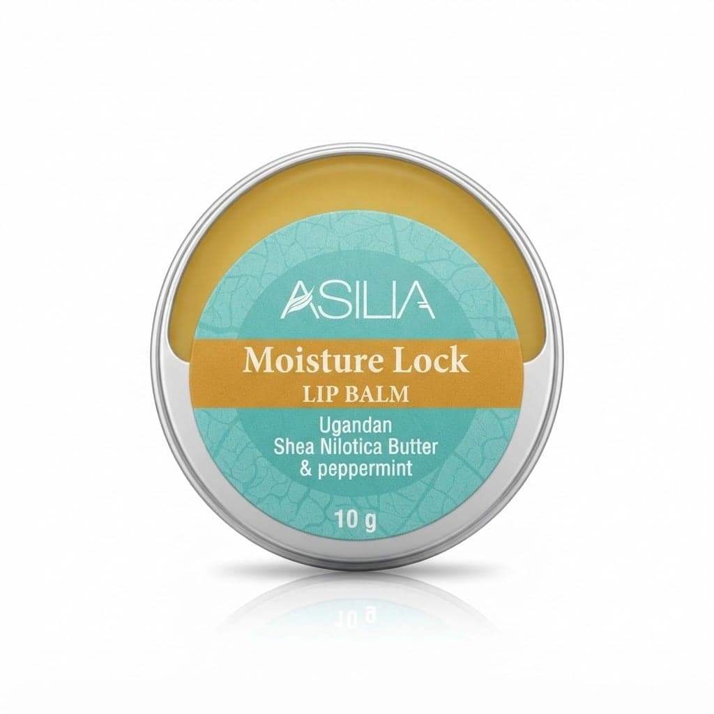 Asilia, Moisture Lock Lip Balm With Shea Butter & Peppermint - 10g