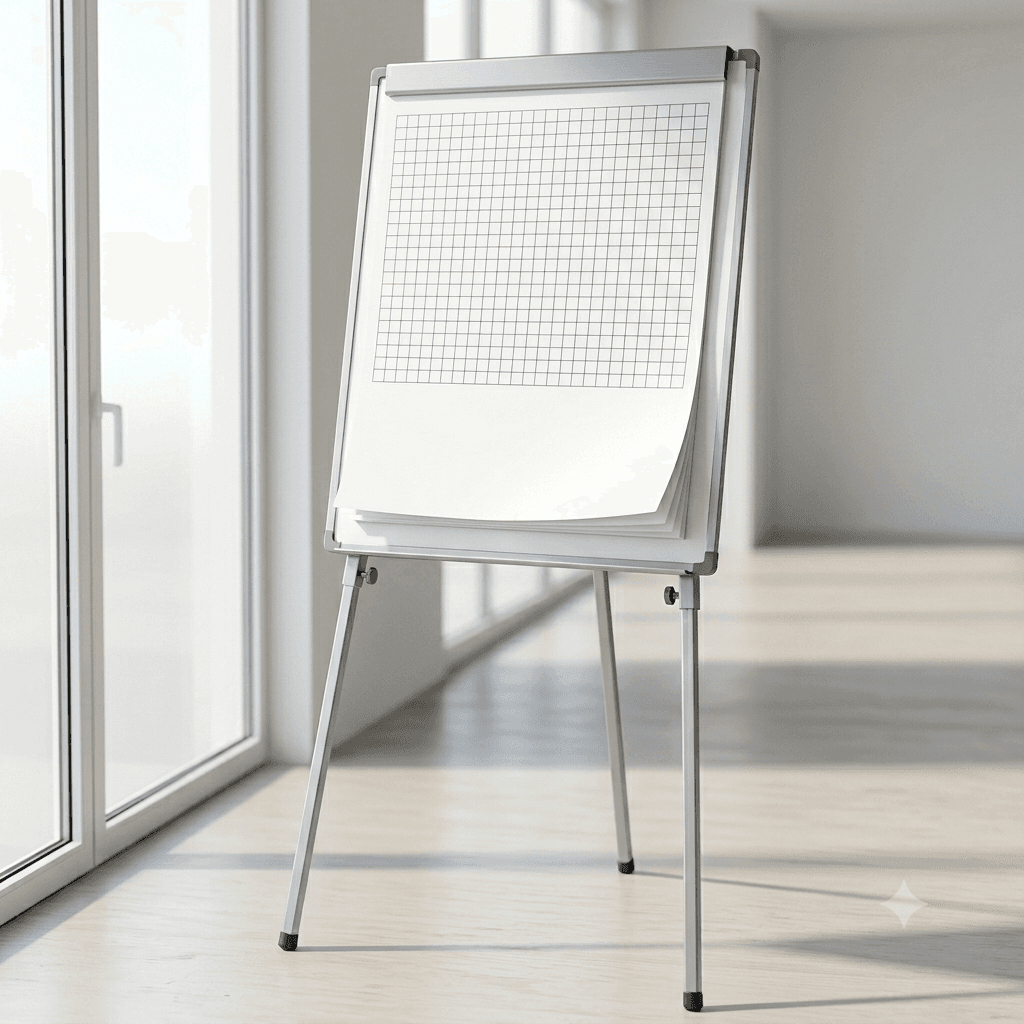 Flipchart Stand with 50-Sheet Pad — by Local — stationery-office-essentials from NG — Afrizonemart