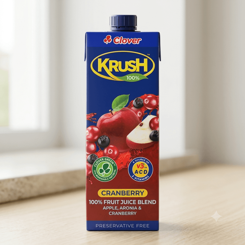 Clover Krush cranberry 1L