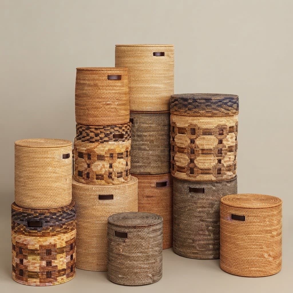 Monochrome Brown Baskets-Mix & Match Collection
