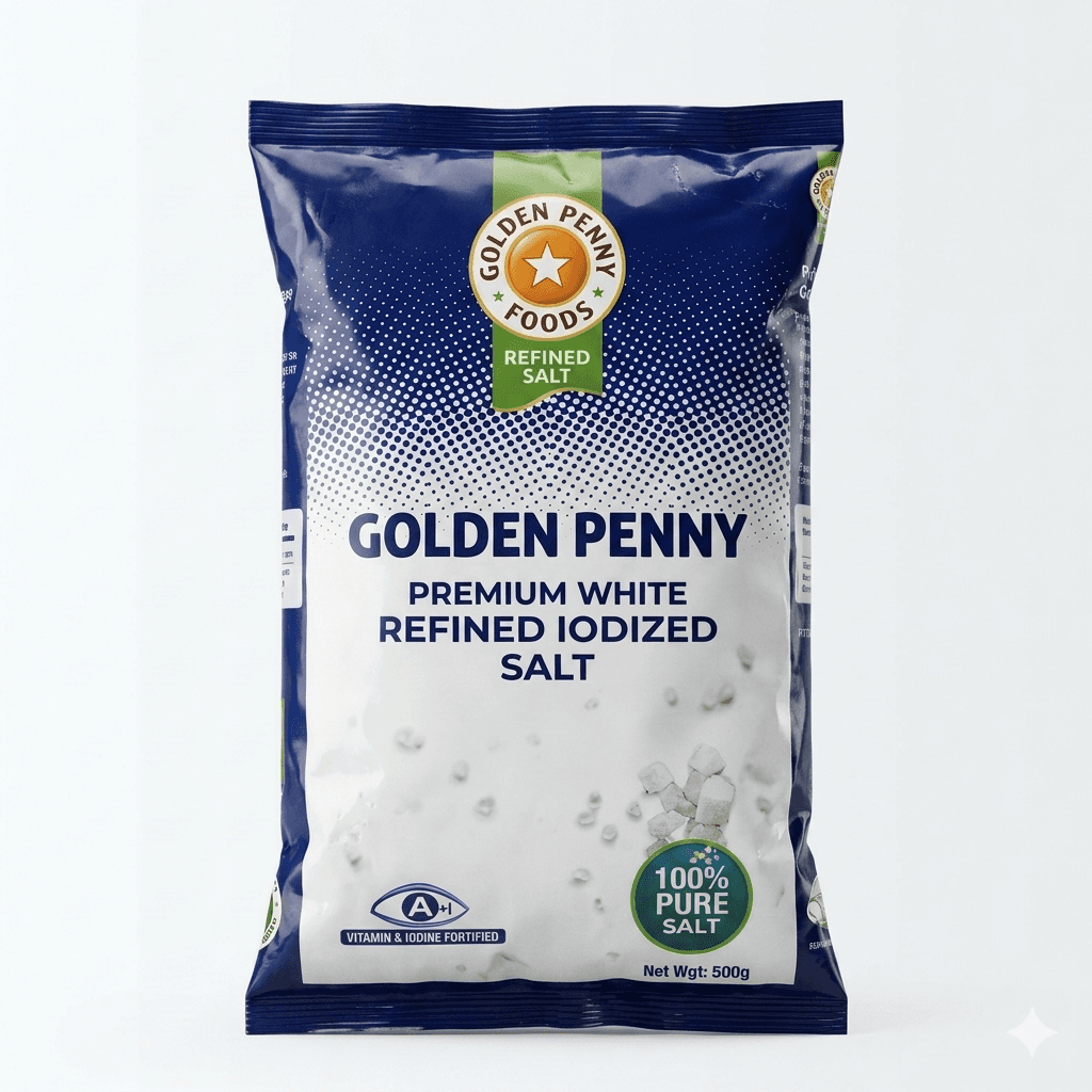 Golden Penny Salt 500g — by Golden Penny — Salt Sugar from NG — Afrizonemart