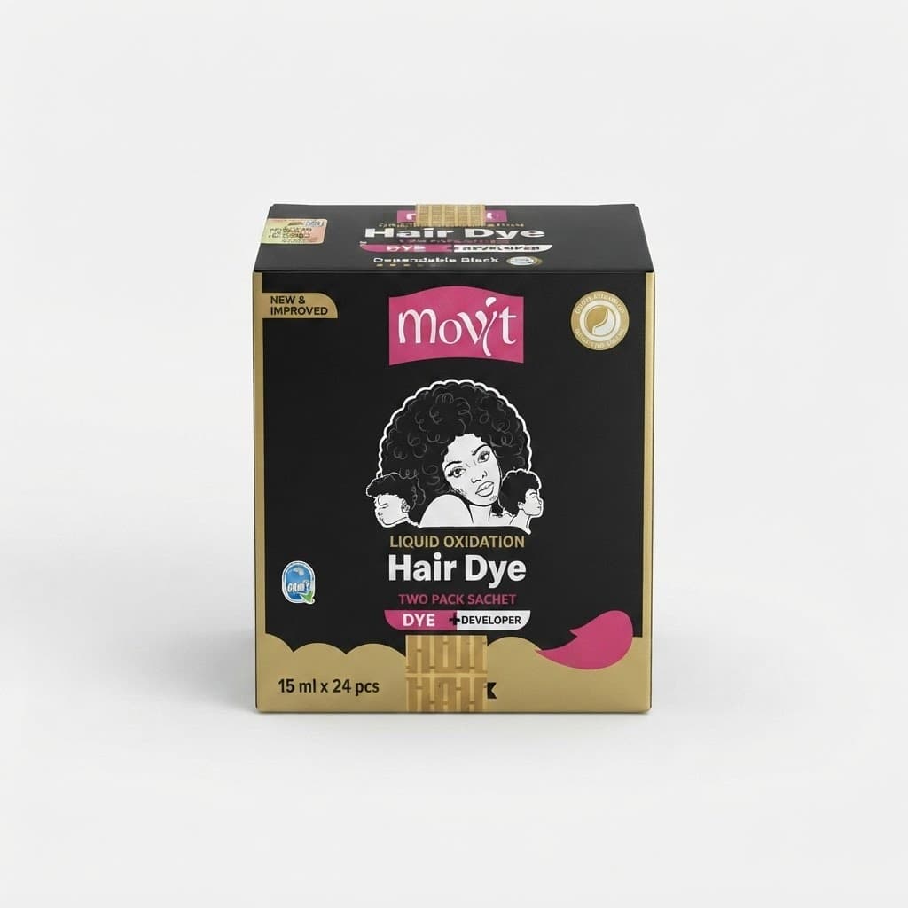 Movit Hair Dye 15ml x 24 Pack — by Movit — hair-dyes products from UG — Afrizonemart