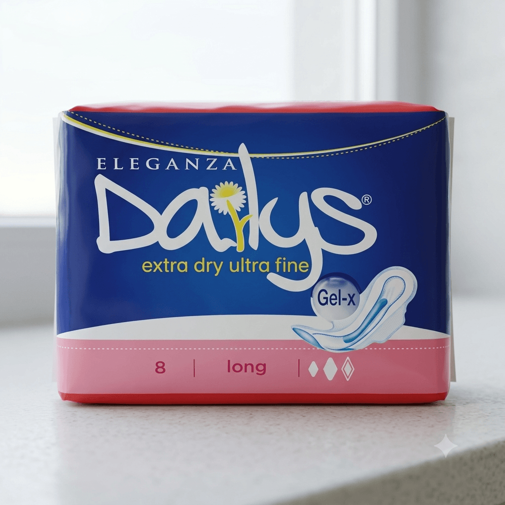 Eleganza Lady Sanitary Pads long Pack of 8