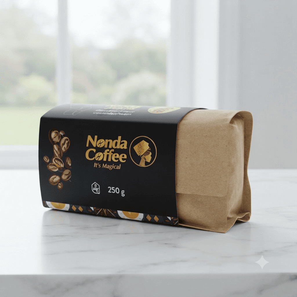 Nonda, Tendo Washed Roasted Coffee Beans - 250g