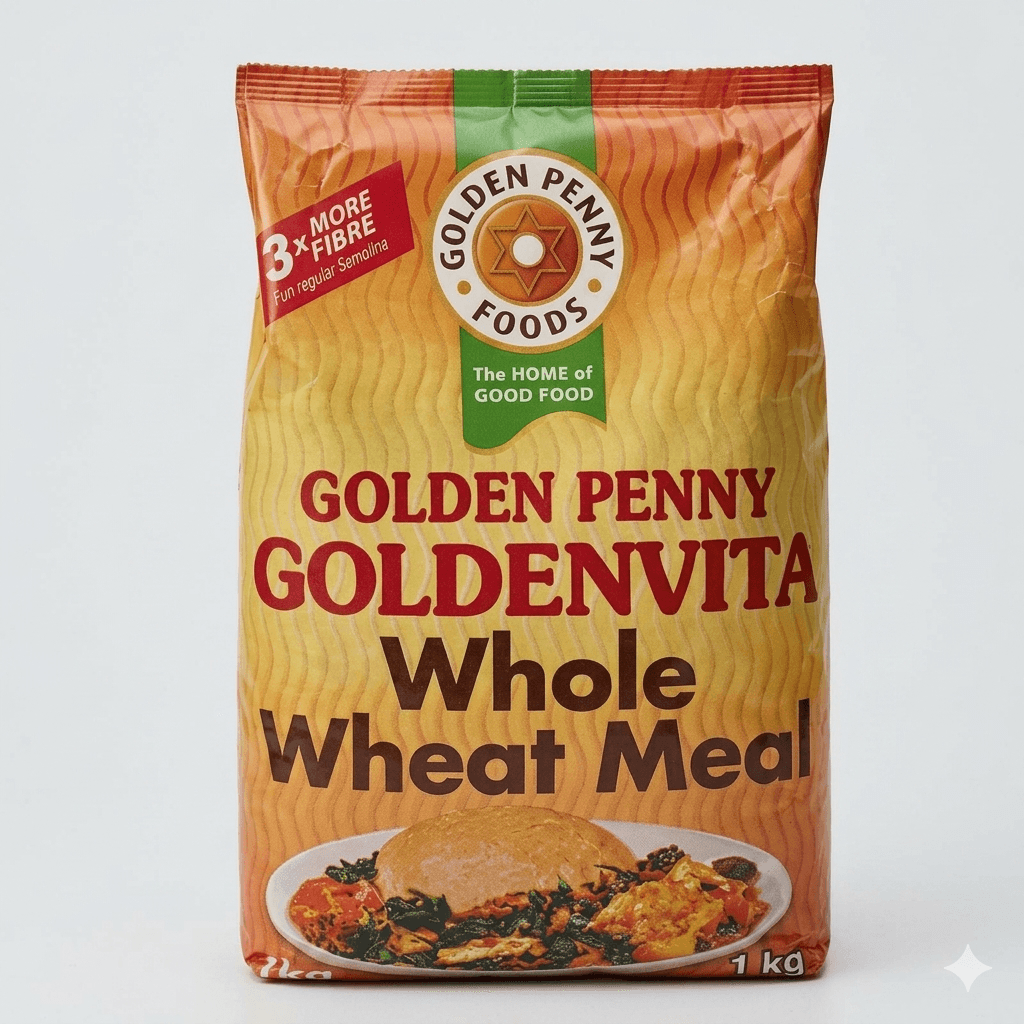 Golden Penny Wheat Meal 1kg — by Golden Penny — Garri Swallow from NG — Afrizonemart