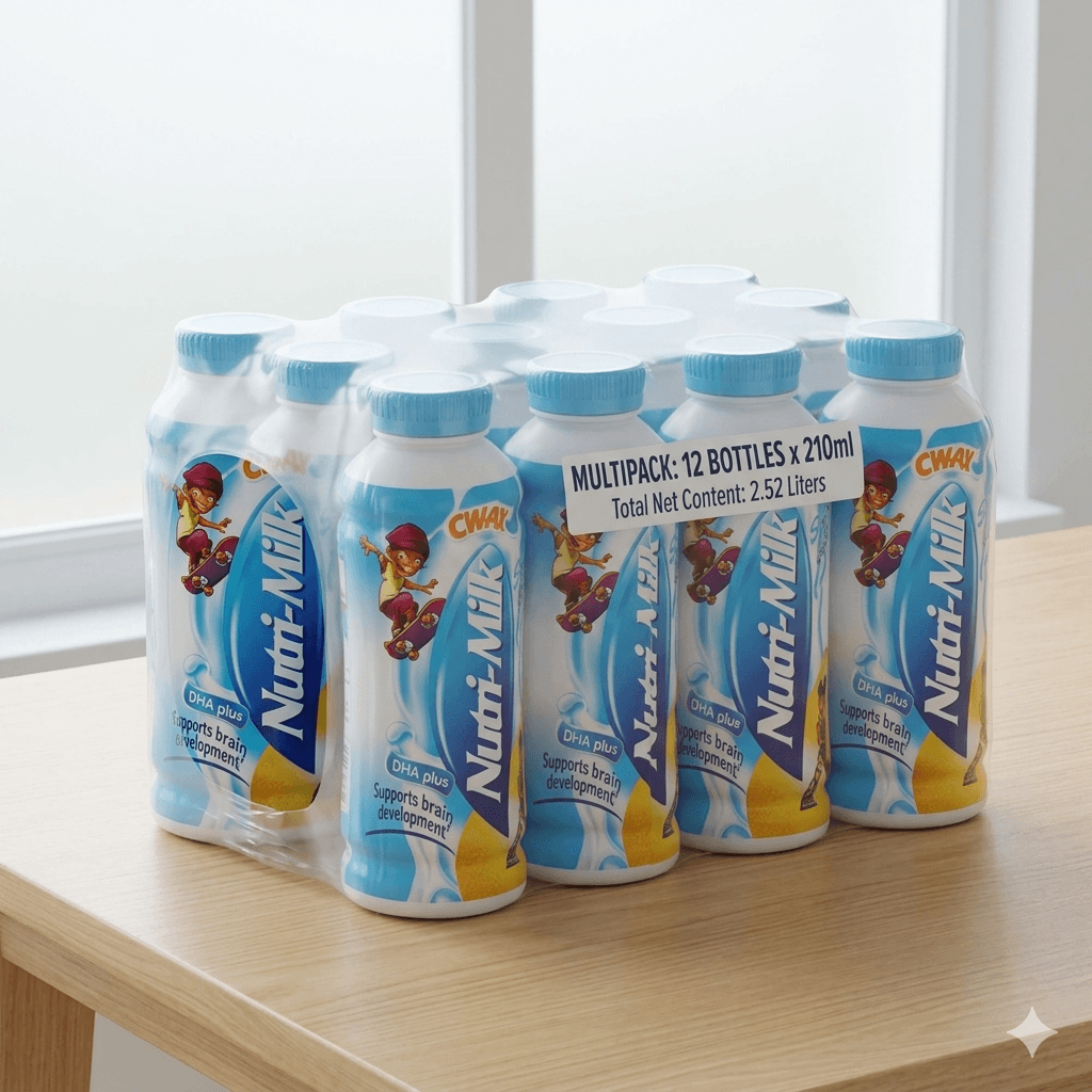 CWAY Nutri-Milk Vanilla 21cl x 12 — by CWAY — Milk Drinks from NG — Afrizonemart