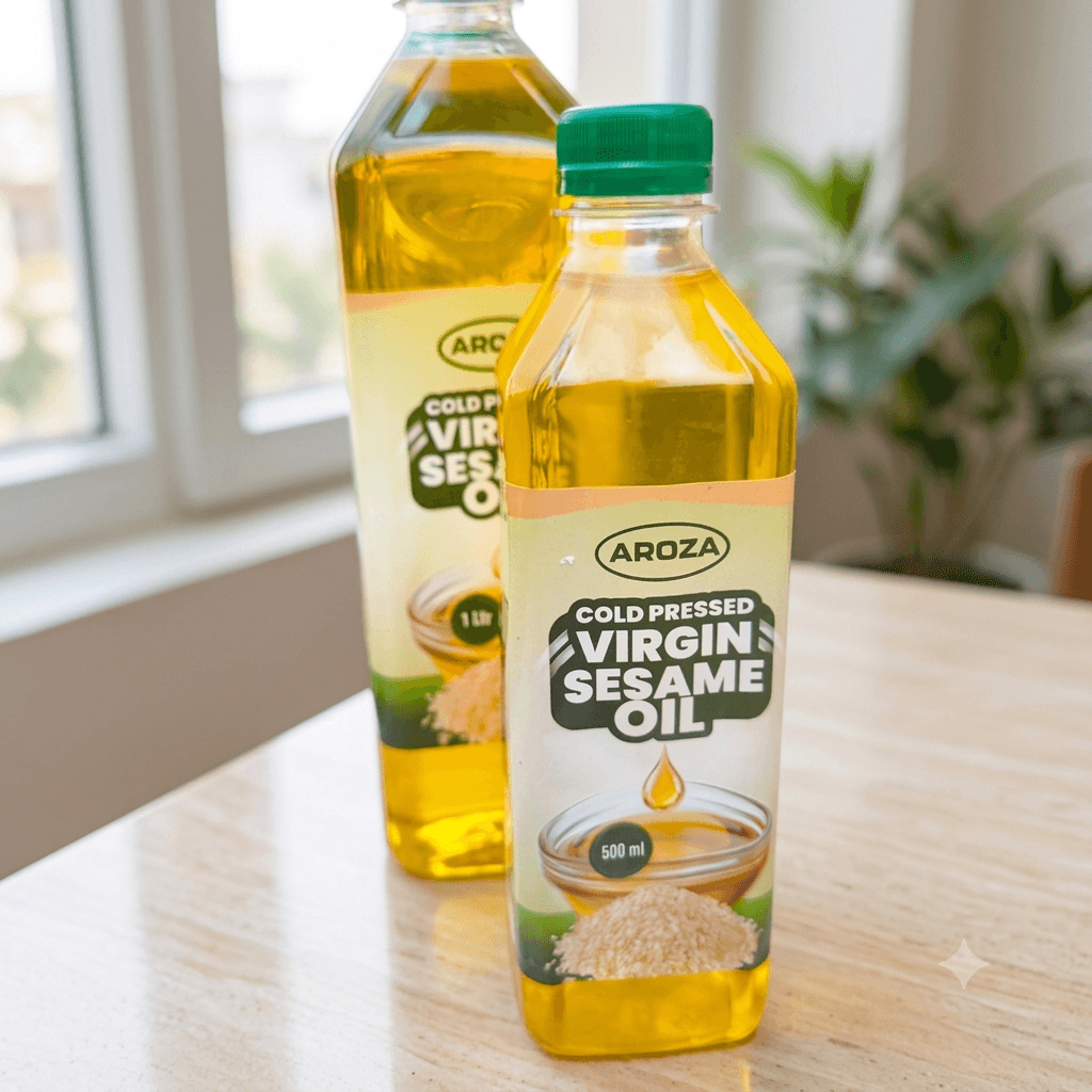 Aroza Cold Pressed Virgin Sesame Oil - 500ml