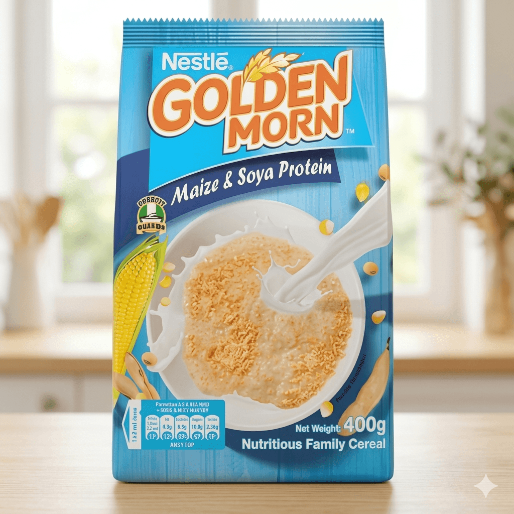 Nestle Golden Morn 400g — by Nestle Golden Morn — Cereals from NG — Afrizonemart