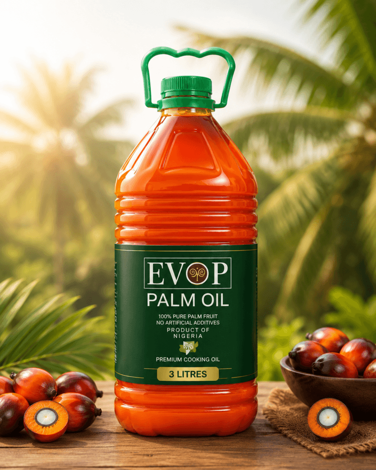 EVOP Palm Oil 3 Litres — by Enugu United Palm Produce LImited — from NG — Afrizonemart