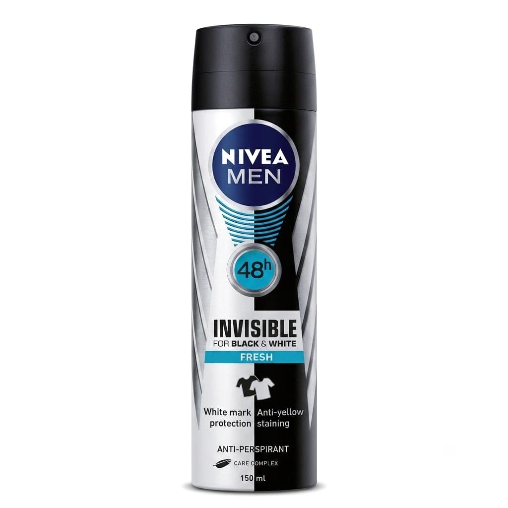Black & White Invisible Fresh Deodorant Spray — Afrizonemart