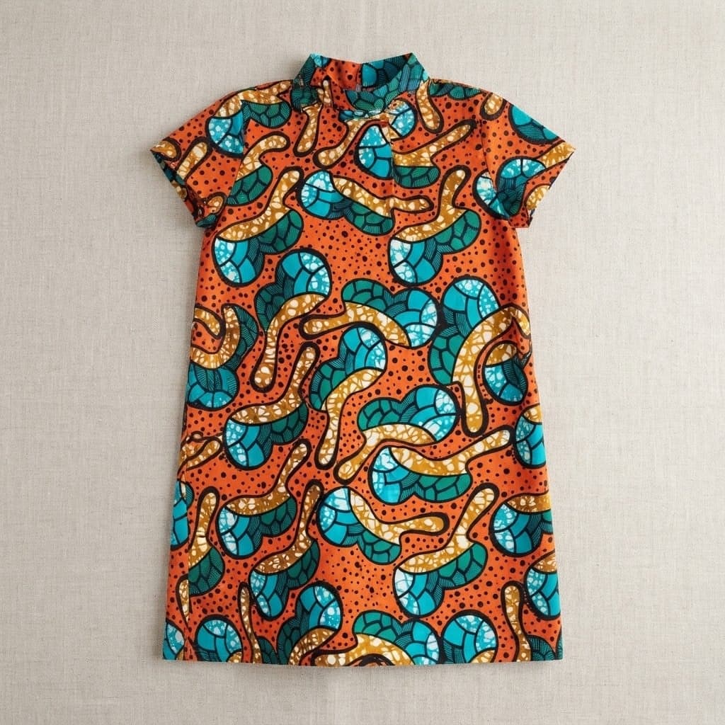 Enala Turtleneck Tunic in Summer Waves