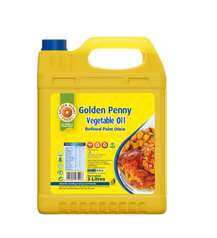Golden Penny Vegetable Oil 5L — by Golden Penny — Cooking Oils products from NG — Afrizonemart