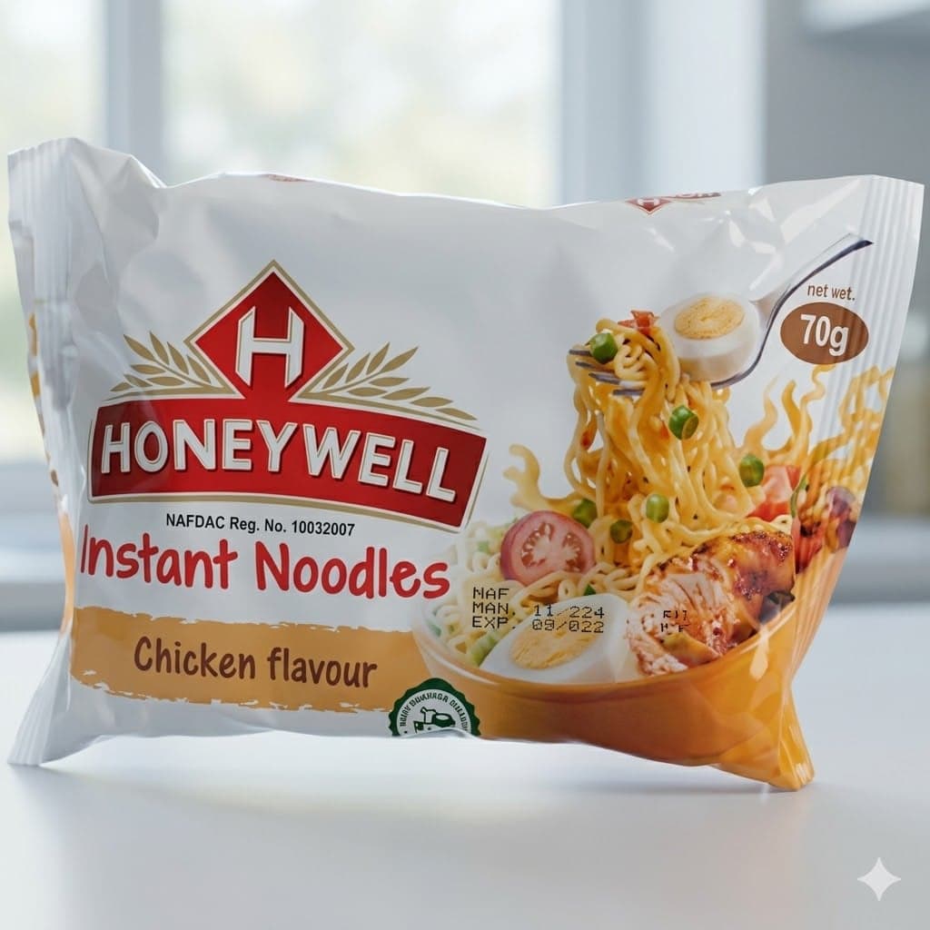 Honeywell Noodles Chicken 70g — by Honeywell — Pasta Noodles from NG — Afrizonemart