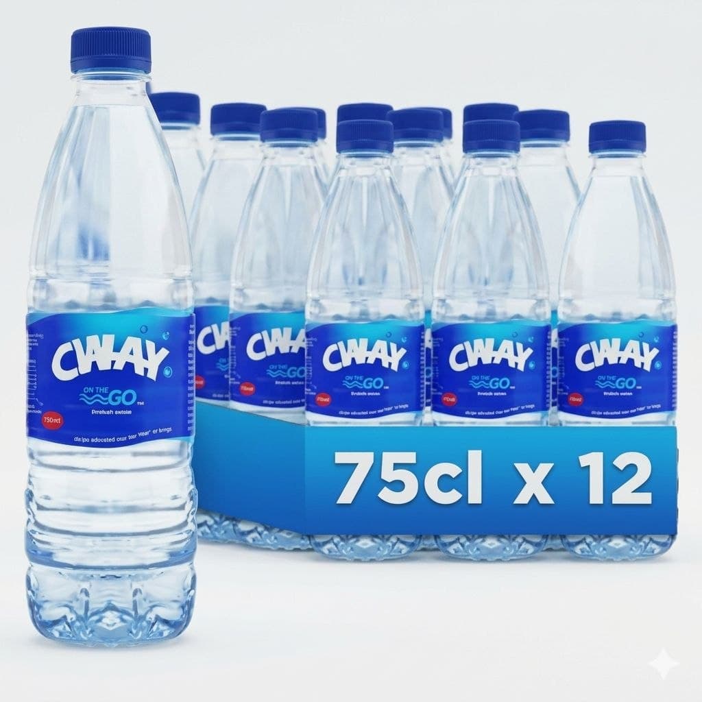 Nestle Pure Life Bottled Water 75cl x 12 — by Nestle Pure Life — Beverages Tea Coffee products from NG — Afrizonemart
